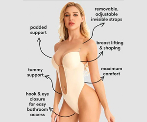 Backless body shaper by Skimmylo CPA - India